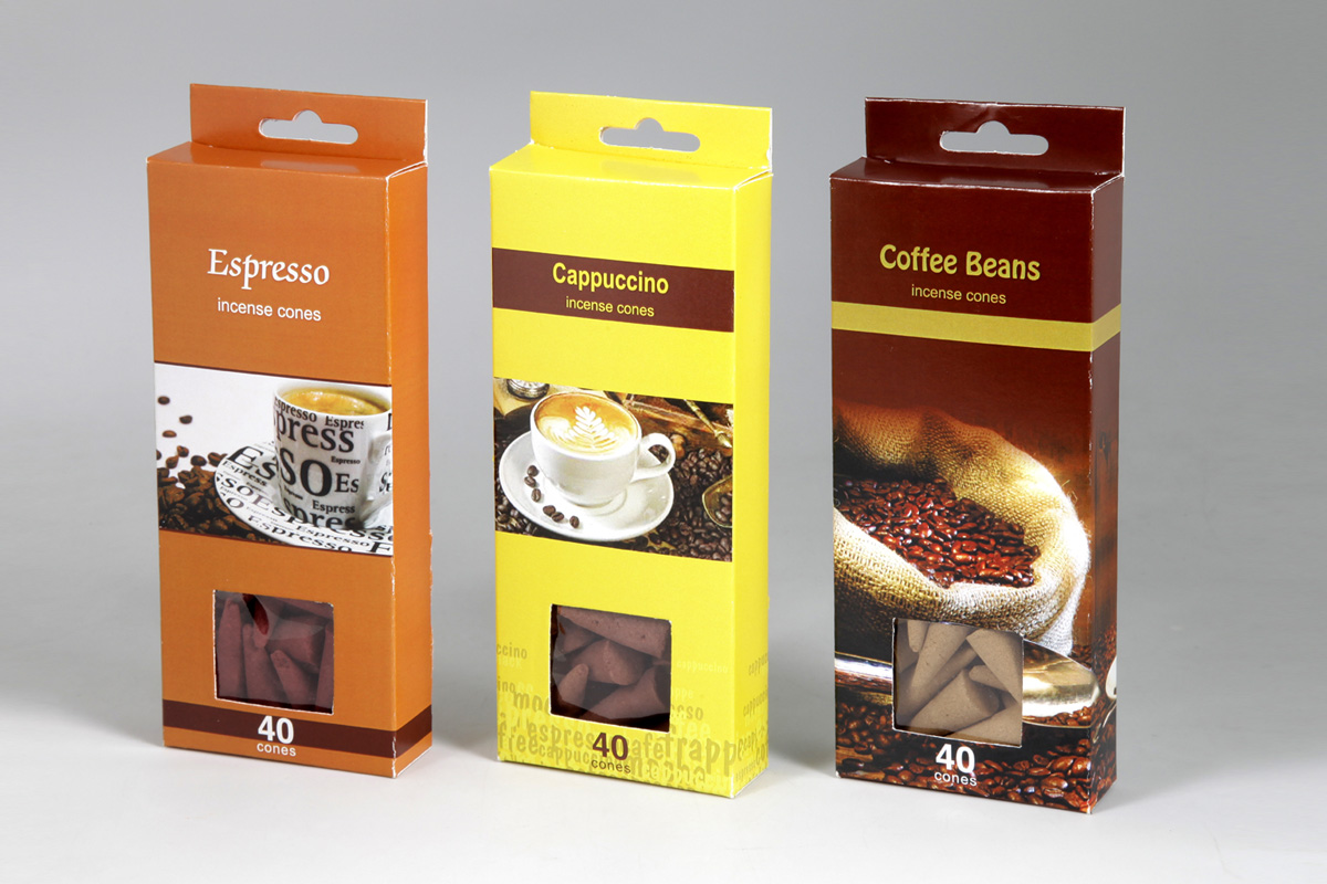 Coffee Range - 40 Incense Cone Packs (CFE - 5)
