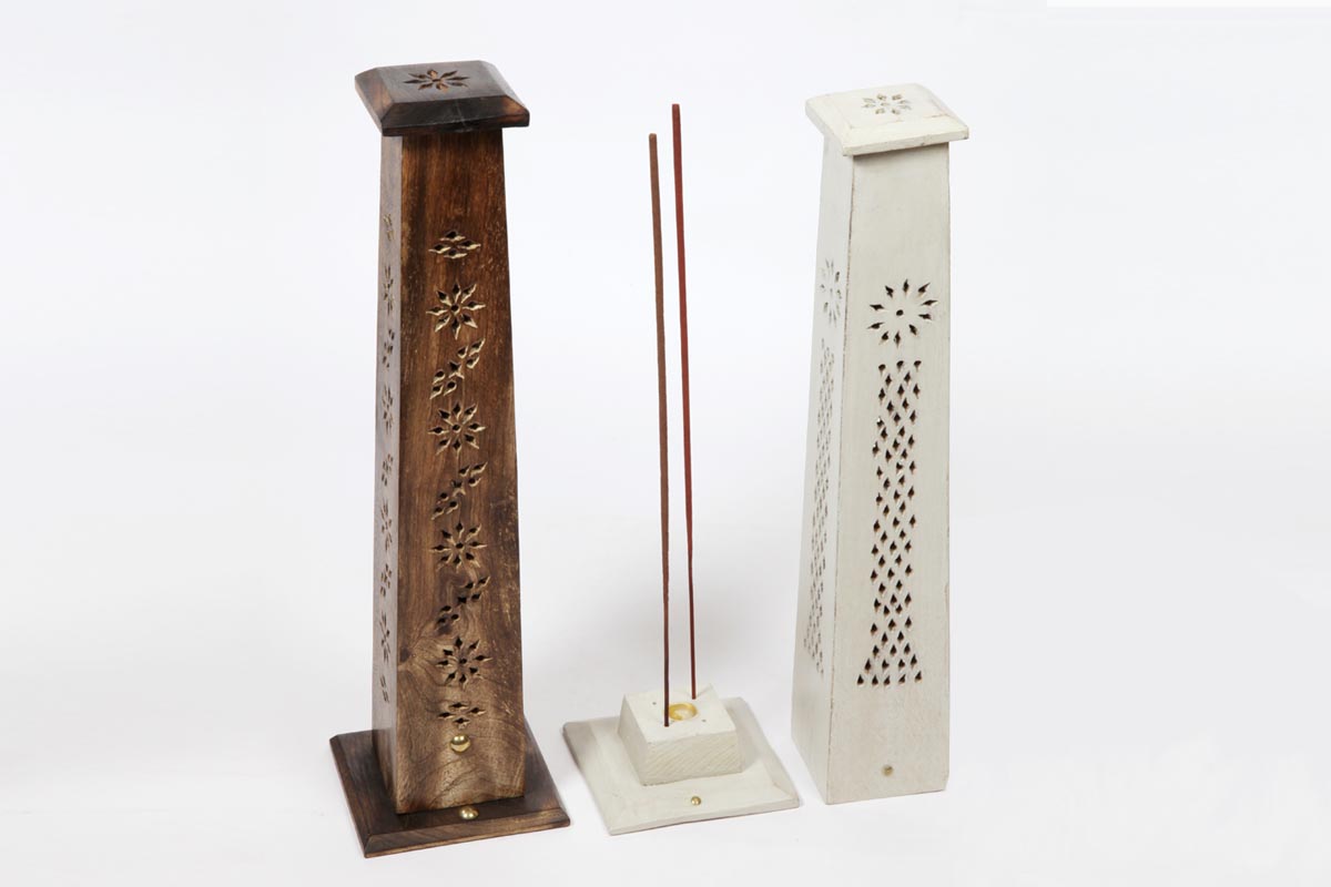 Wooden Incense Stick Tower Burners (WDN - 4)