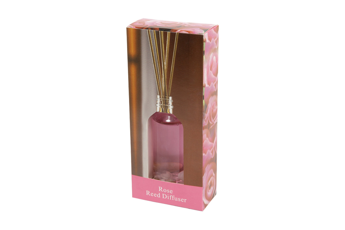 Rose -Reed Diffuser Set For Continous Fragrance Diffusion (R-5008/D)