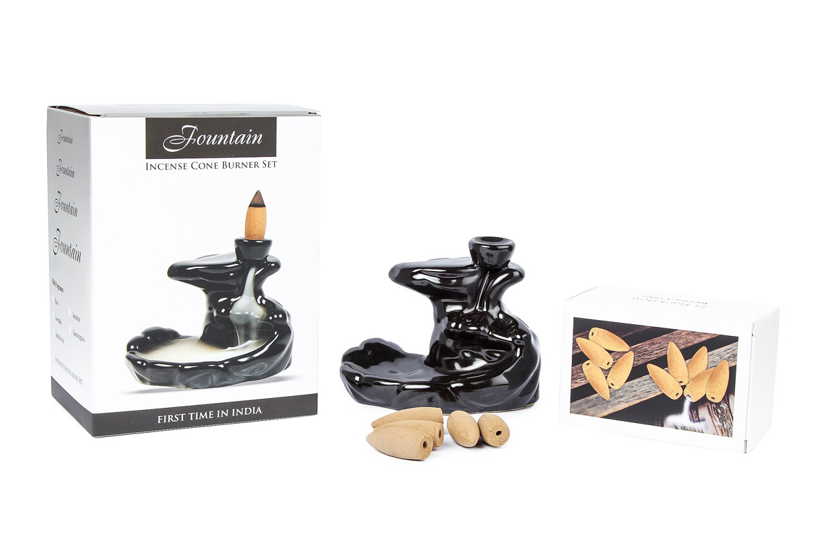 Fountain -Backflow Incense Cone Gift Set (RF/F)