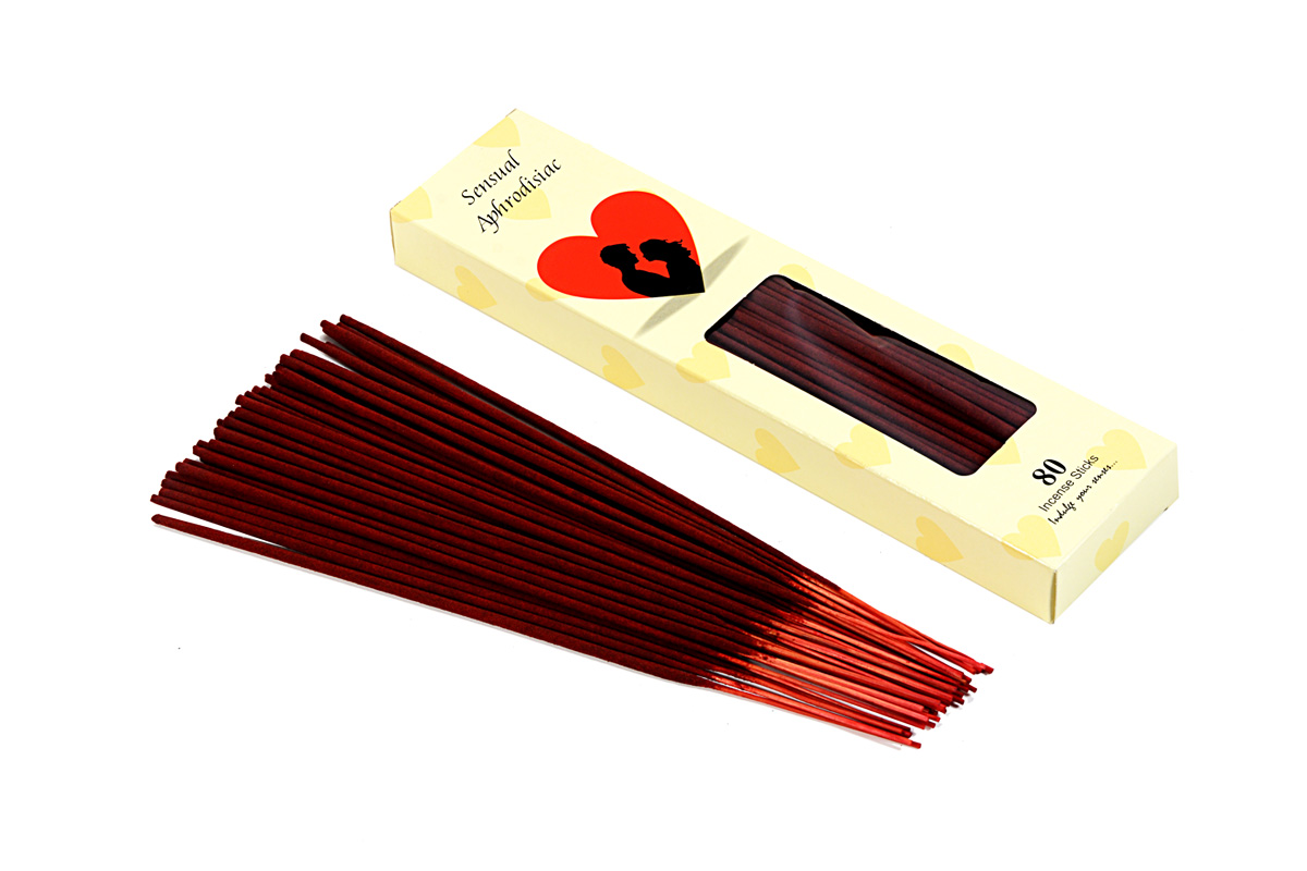 Sensual Aphrodisiac-80 Incense Sticks Pack (80's/B)