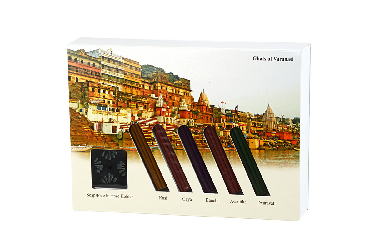 Ghats of Varanasi-Japanese Incense Sticks Gift Set (IGS - GHATS)