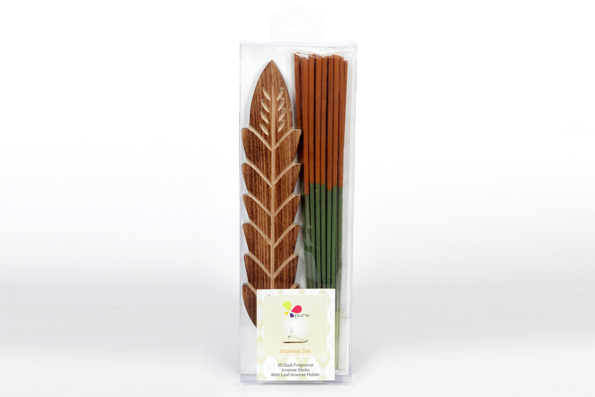 Dual Fragrance- Incense Stick & Holder Set (DUALF - 1)