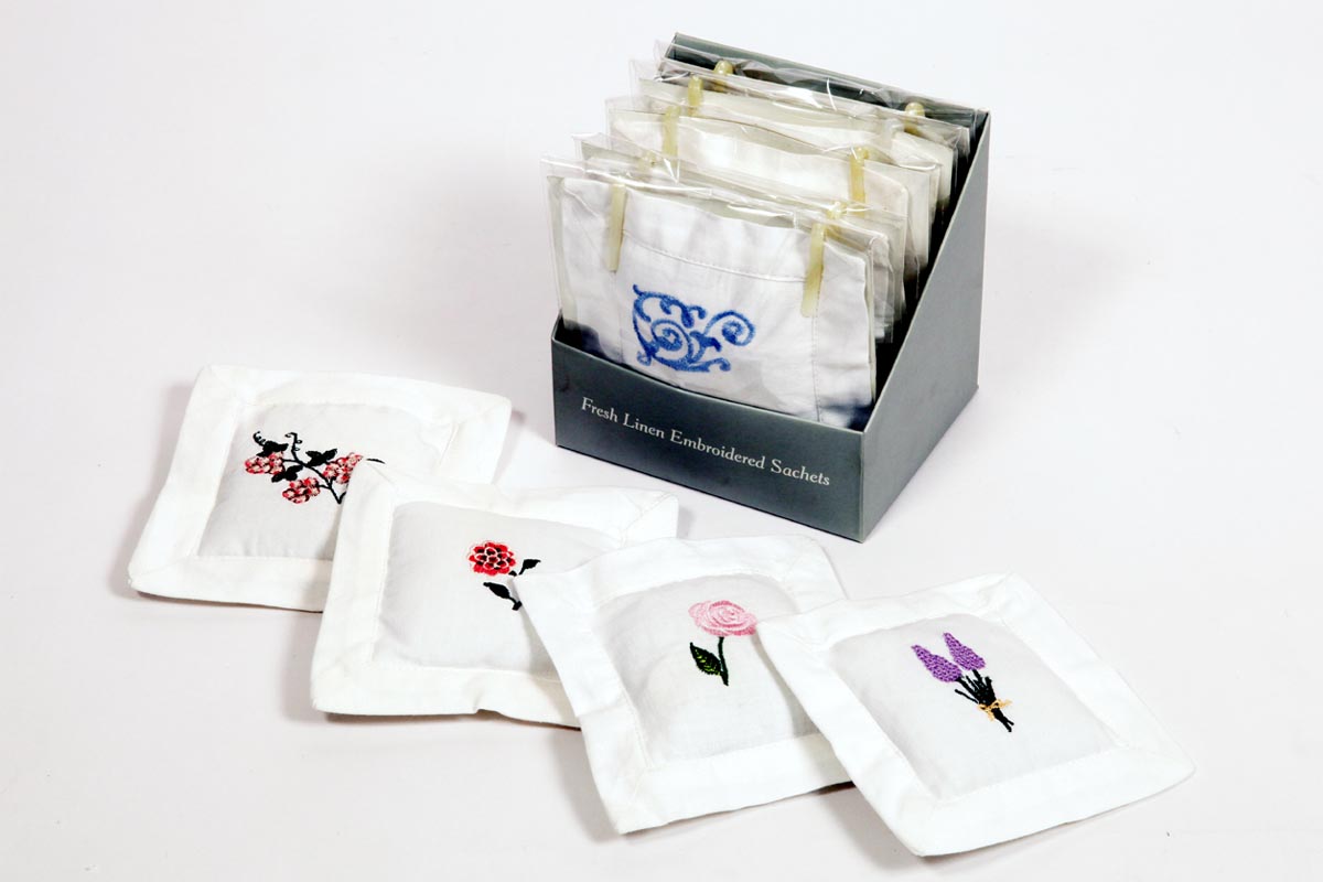 Embroidered -Scented Fabric Sachets (SHT - 3)