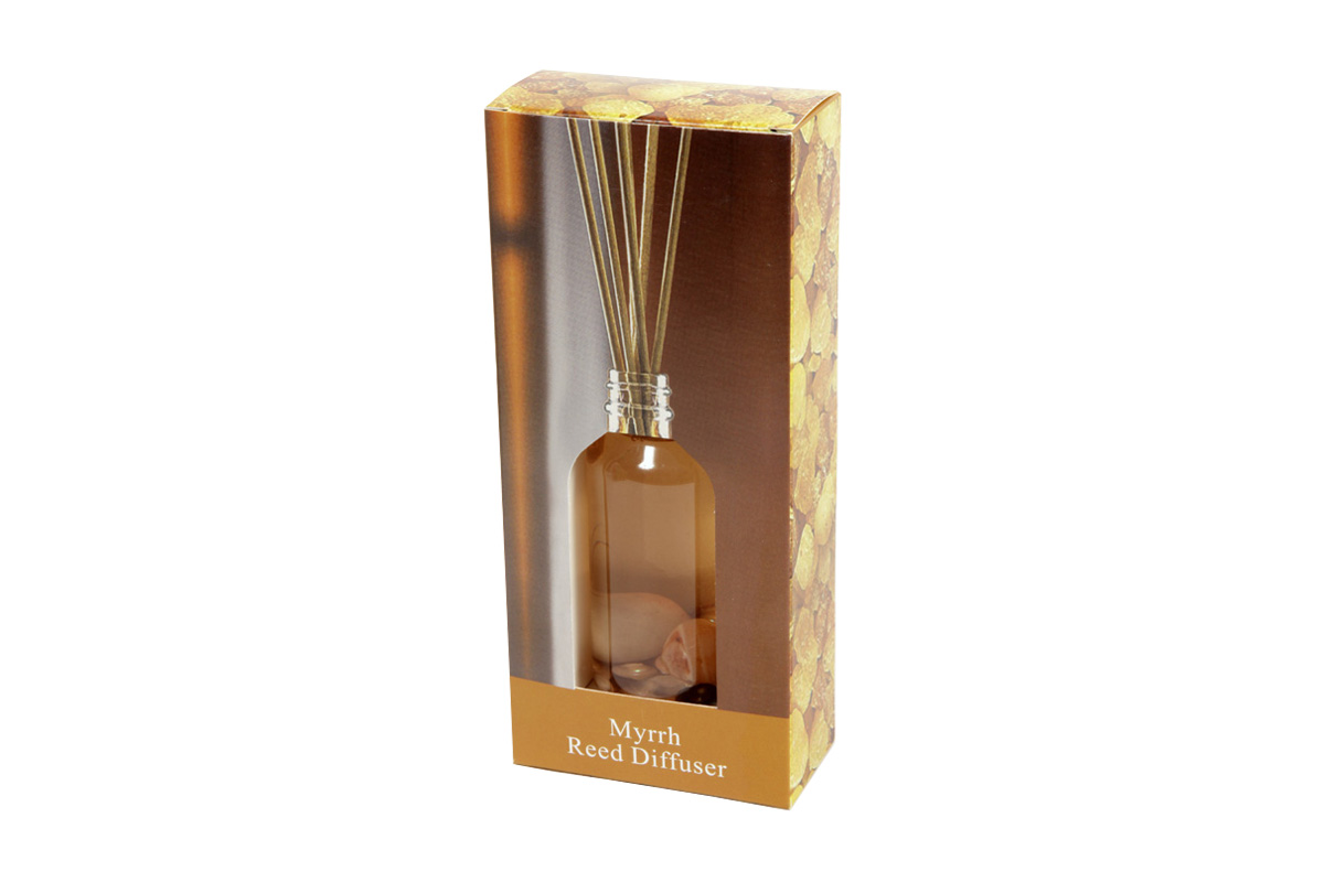 Myrrh-Reed Diffuser Set For Continous Fragrance Diffusion (R-5008/F)