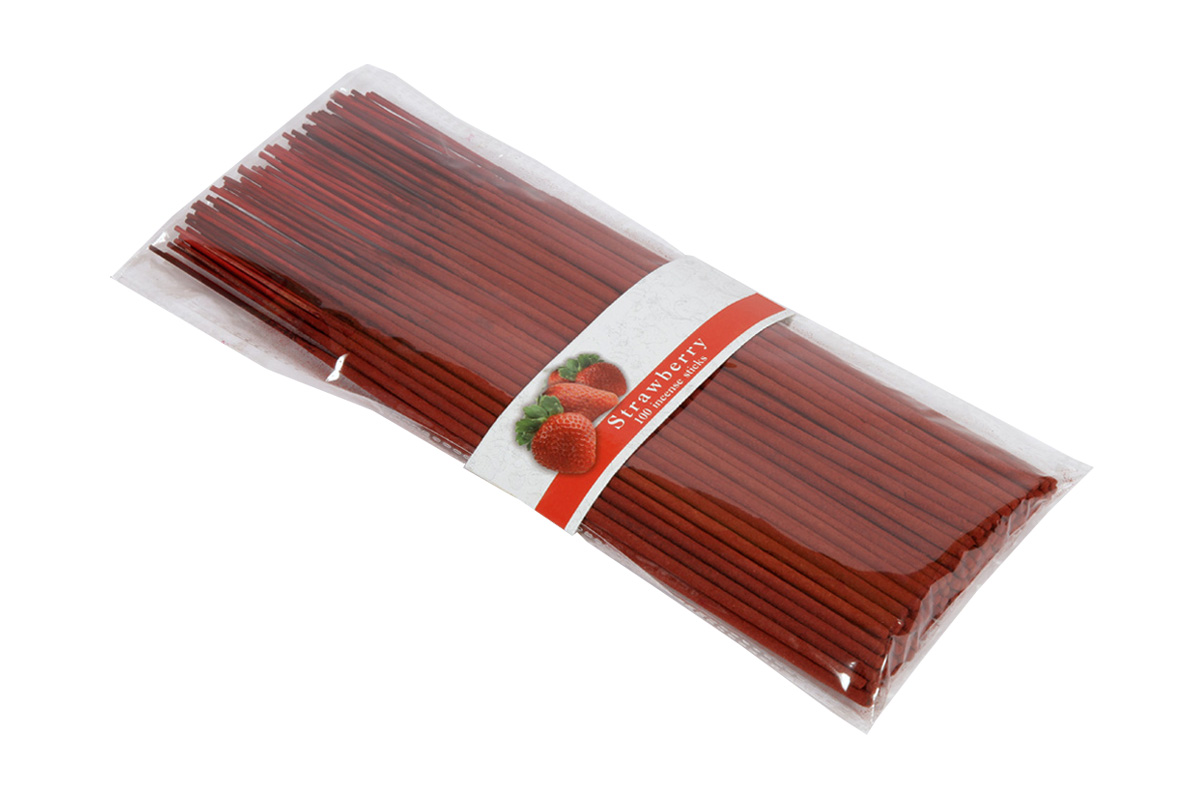 Strawberry-100 Incense Sticks Pack (100's/G)