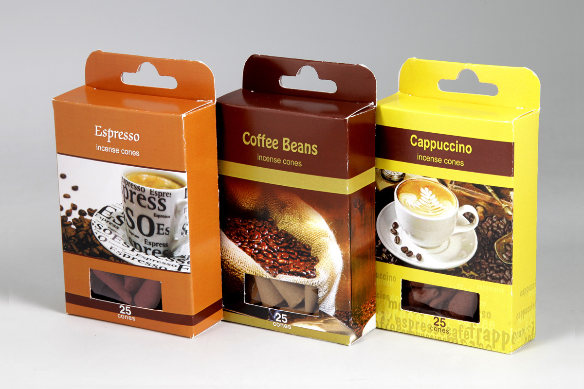 Coffee Range -25 Incense Cone Packs (CFE - 4)