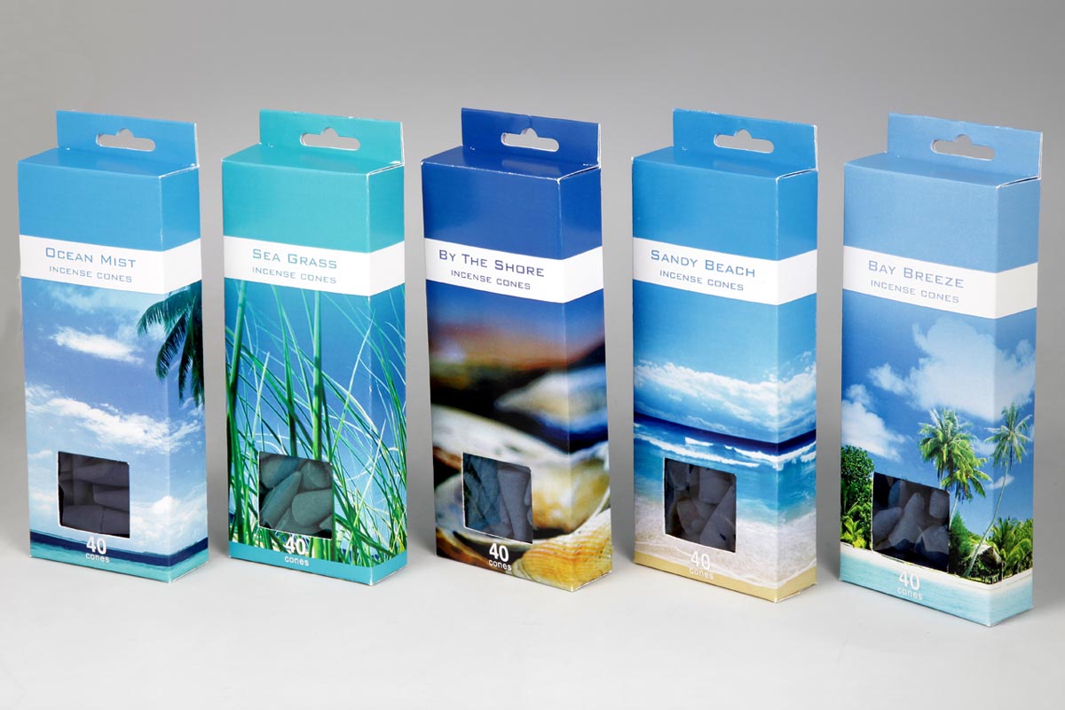 Ocean Range- 40 Incense Cone Packs (OCN - 3)