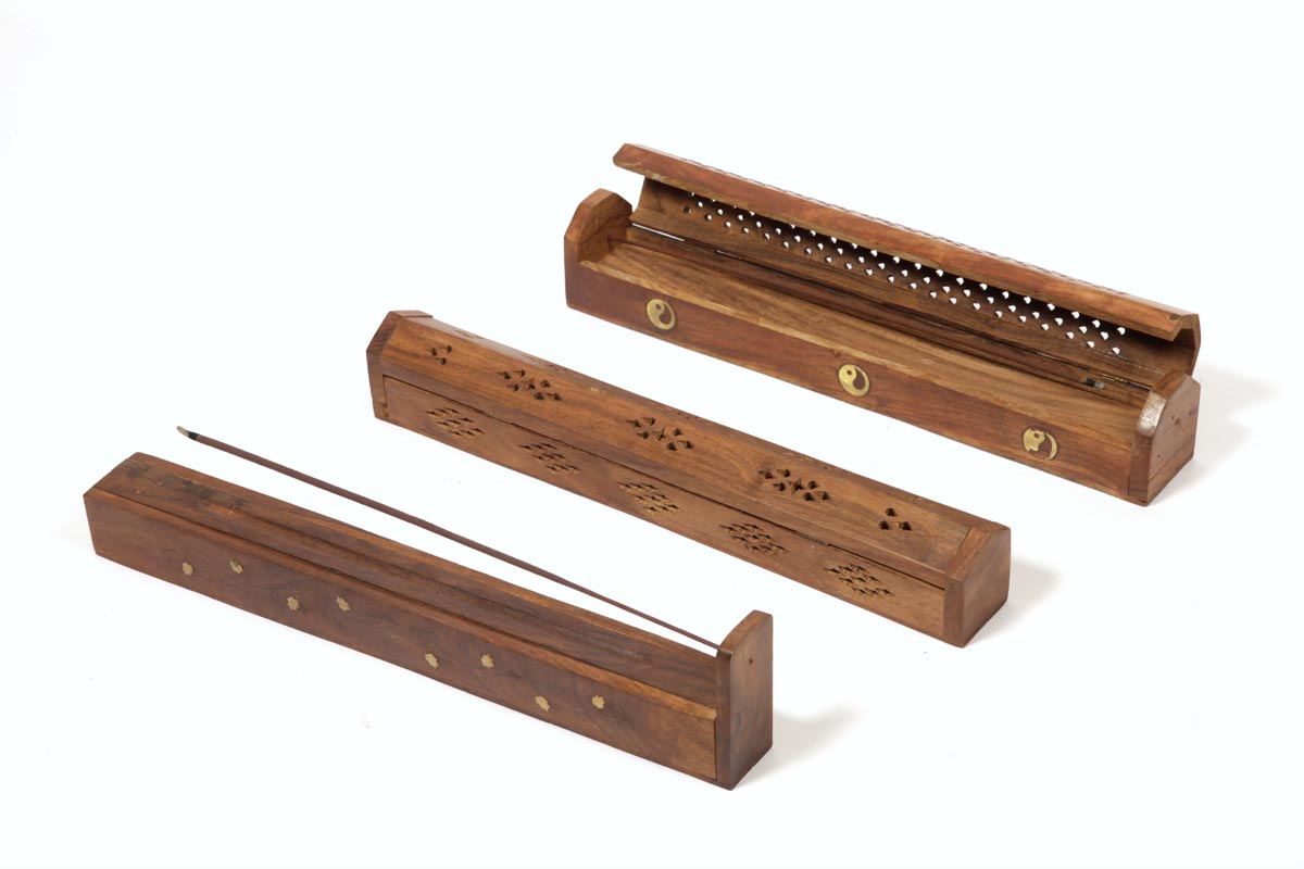 Wooden Incense Stick Box Burners (WDN - 5)