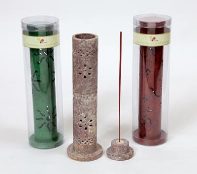 Soapstone Tower- Decorative Incense Stick Burners (SBRNR - 1)