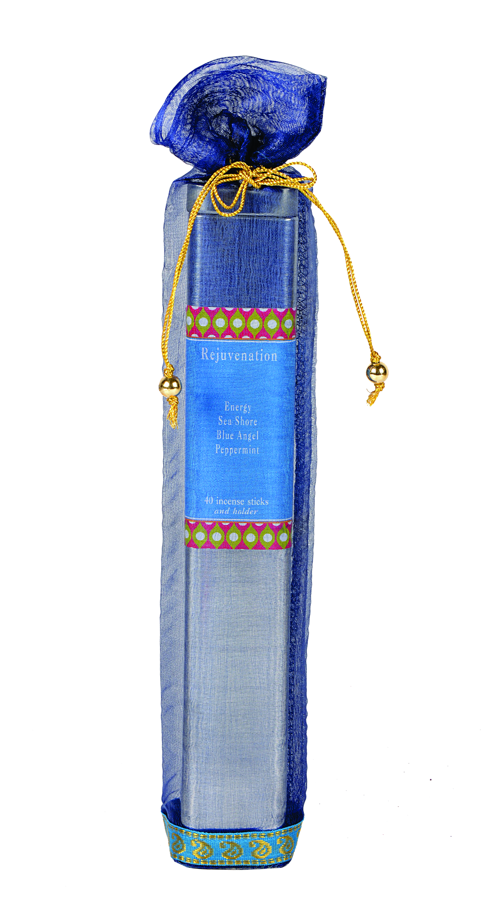 Rejuvenation-40 Incense Sticks Tin Can in a Decorative Tissue Bag (A-1027N/E)