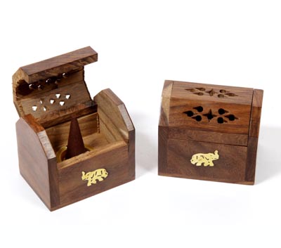 Wooden Incense Cone Box (WDN - 3)