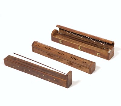 Wooden Incense Stick Box Burners (WDN - 5)