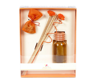 Orange Spice-Reed Diffuser Set For Continous Fragrance Diffusion (R-5001/B)