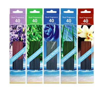 Ocean Range-40 Dual Incense Stick Packs (OCN - 8)