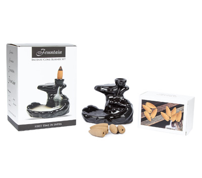Fountain -Backflow Incense Cone Gift Set (RF/F)
